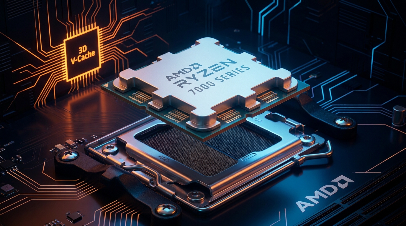 AMD Ryzen 7 7700X3D Lands Today at $329: Budget 3D V-Cache for the RAM Crisis Era