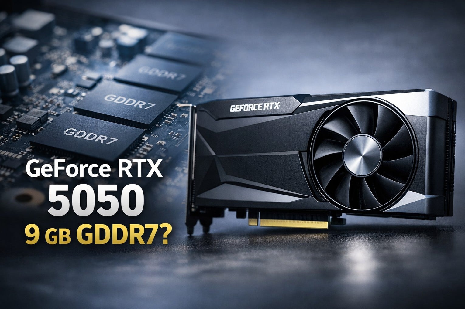 NVIDIA RTX 5050 Is Getting a GDDR7 Upgrade for Computex: 9GB, Tighter Bus, Same Die