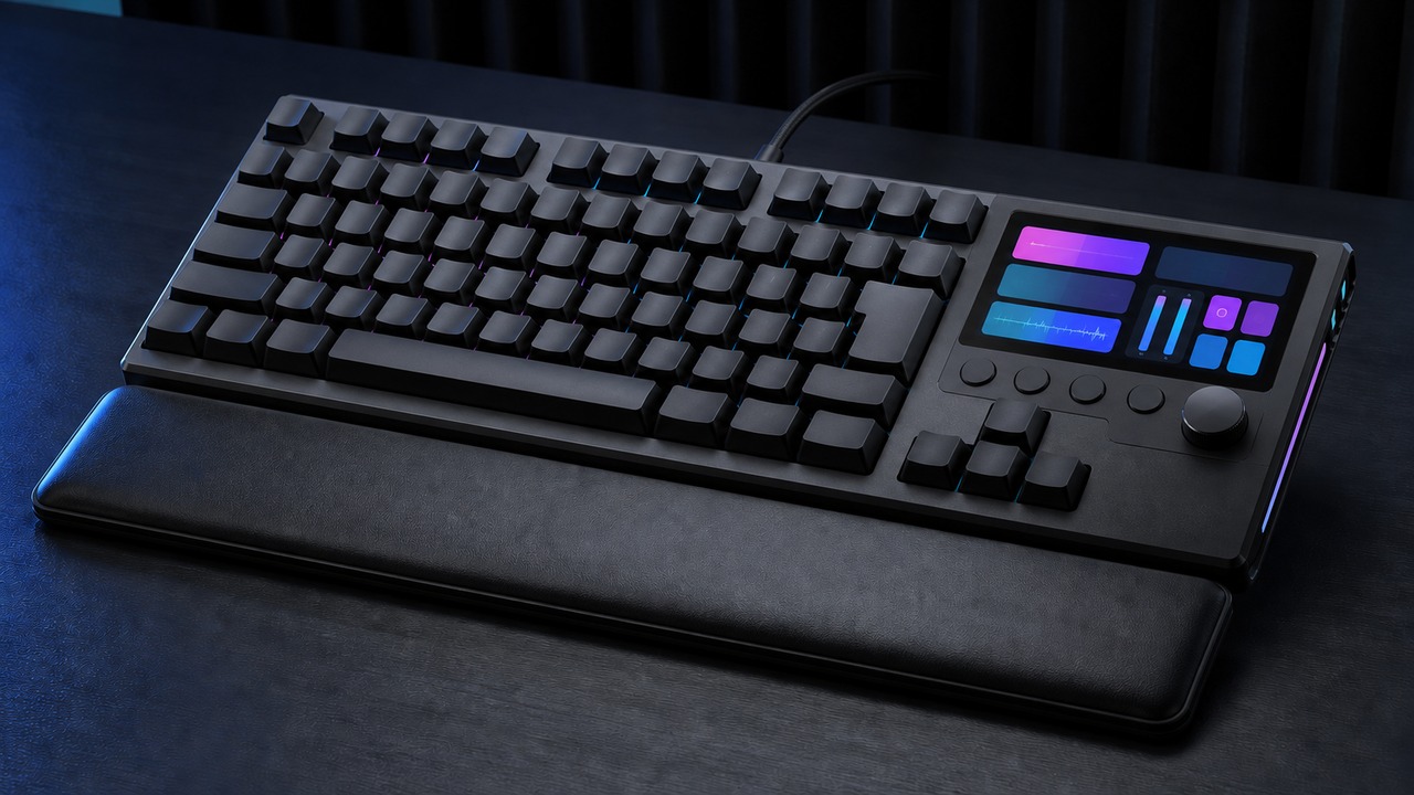 Turtle Beach KB7 Bolts a 4.3-Inch Touchscreen to a Hall-Effect TKL
